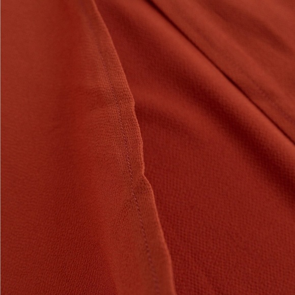 Plus Size Slit Cami Belted Jumpsuit Burnt Orange - Picture 8 of 9